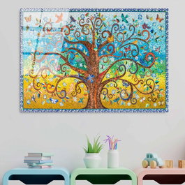 Wallity Cuadro Árbol de la Vida de Gustav Klimt 70 x 100 cm